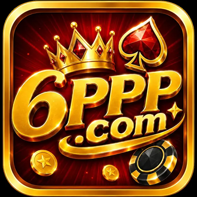 6PPP.com official game logo with golden crown, spade and poker chip